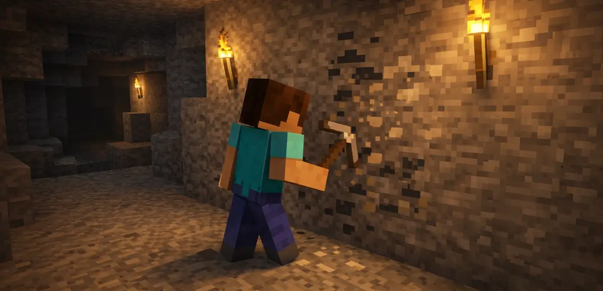 Minecraft Mining section